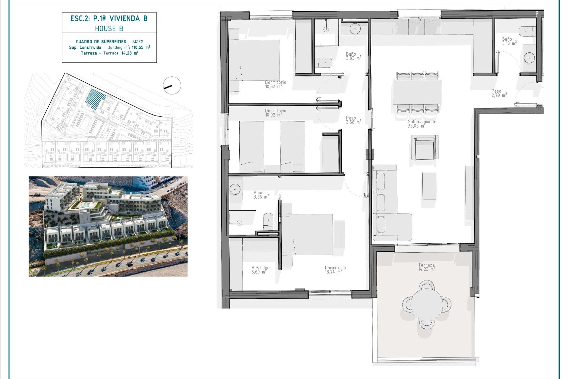 Neue Gebäude - Apartment - Aguilas - El Hornillo