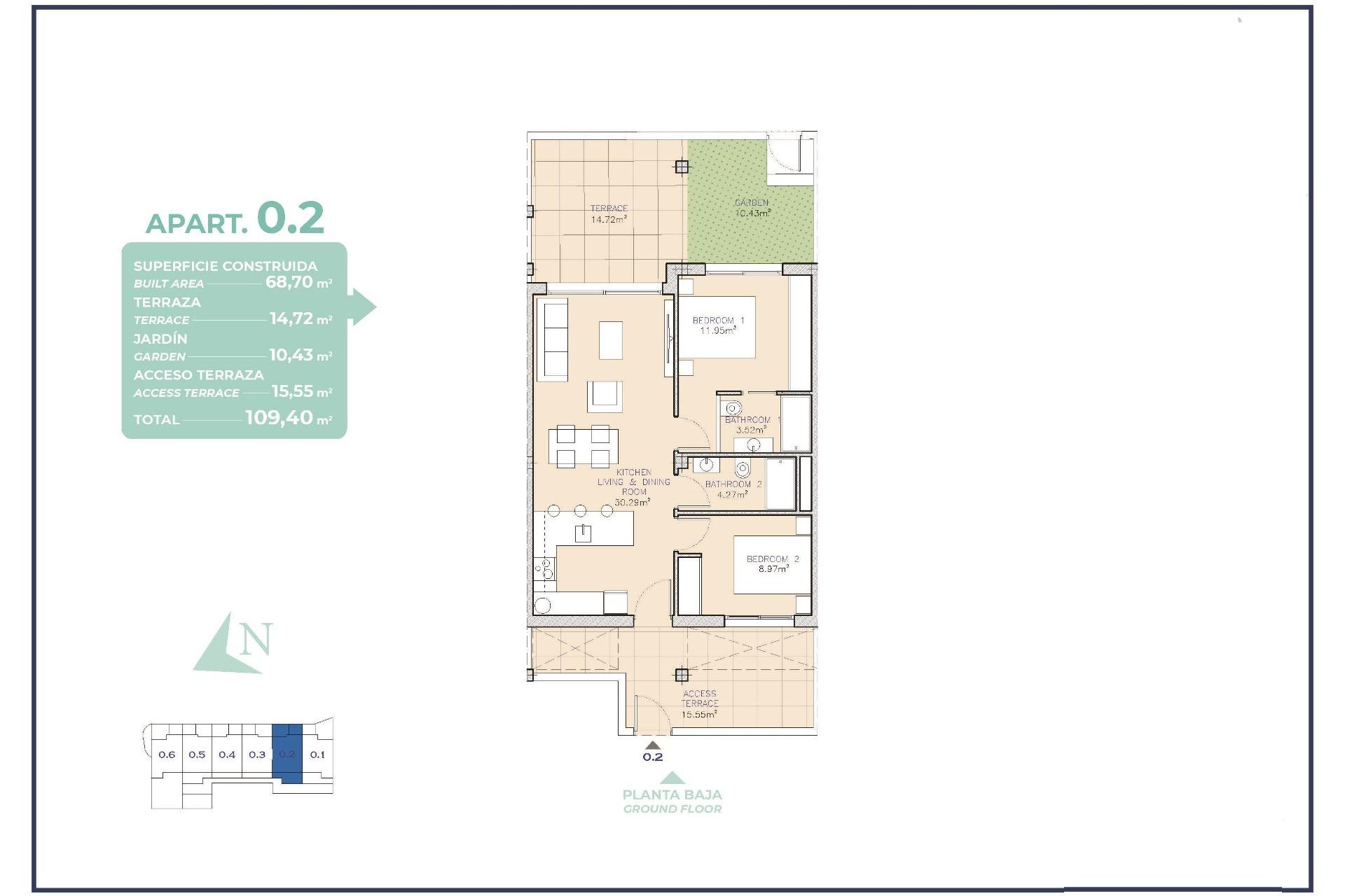 Neue Gebäude - Apartment - Los Alcazares - Serena Golf