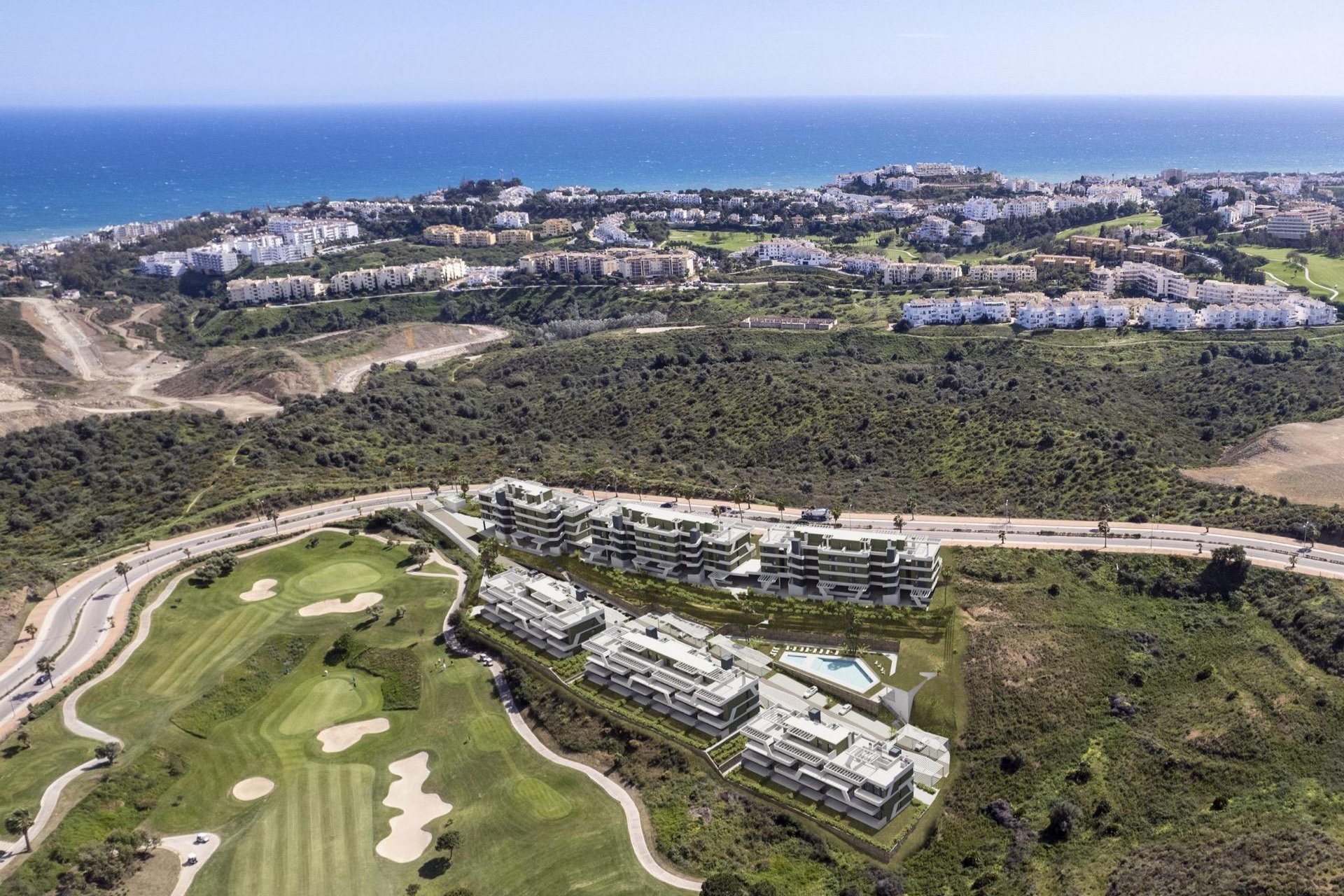 Neue Gebäude - Apartment - Mijas - Calaburra - Chaparral