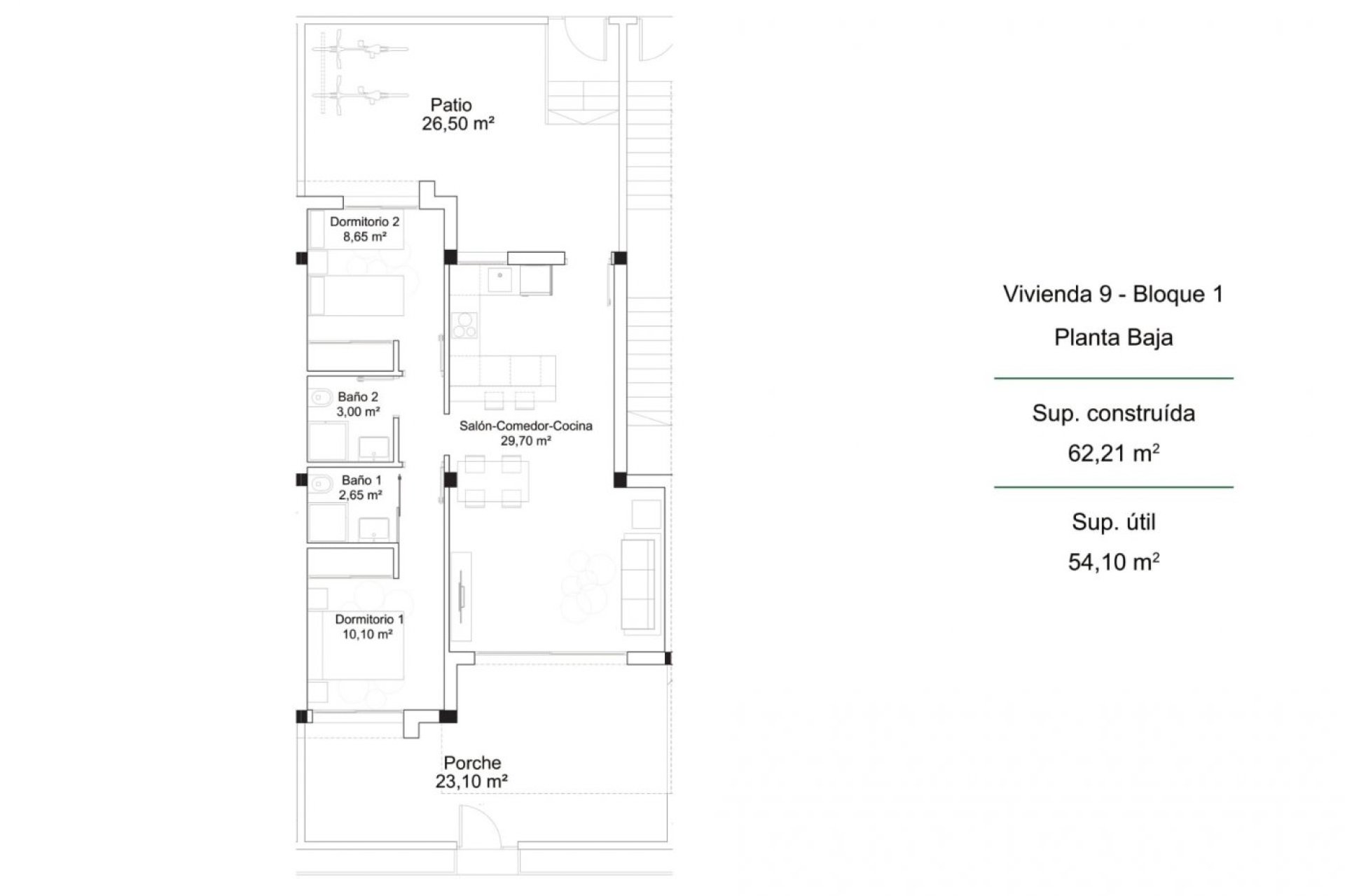 Neue Gebäude - Bungalow - Orihuela Costa - PAU 26