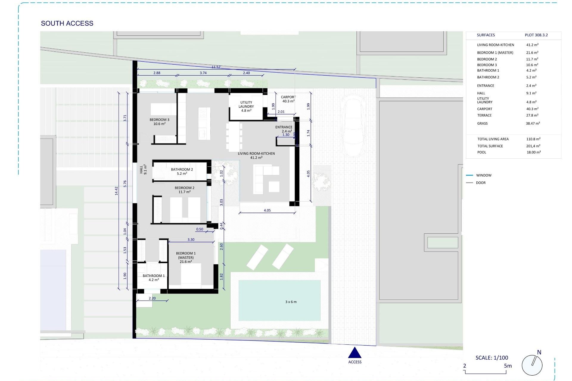 Neue Gebäude - Villa - Banos y Mendigo - Altaona Golf And Country Village