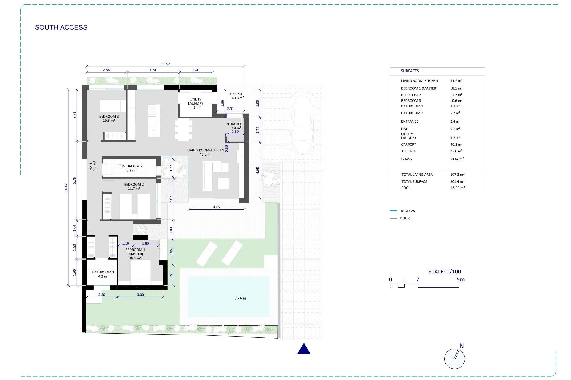 Neue Gebäude - Villa - Banos y Mendigo - Altaona Golf