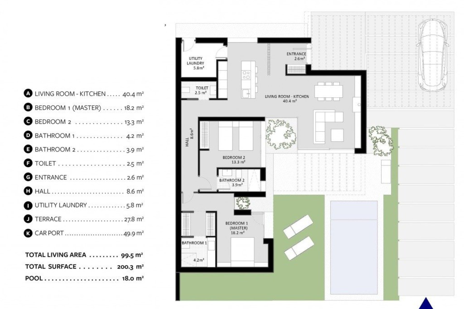 Neue Gebäude - Villa - Banos y Mendigo - Altaona Golf