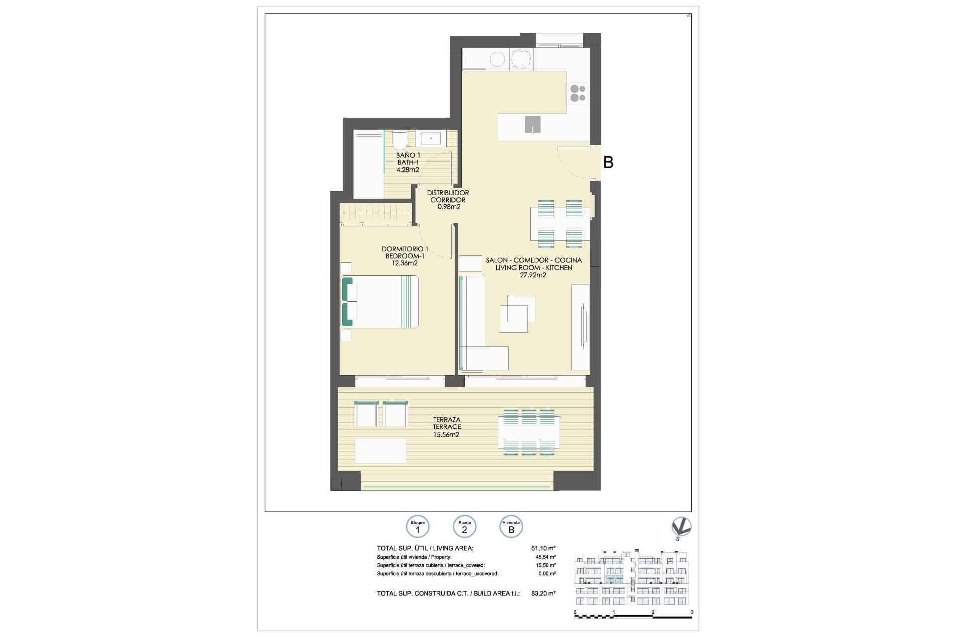 New Build - Apartment - Casares - Buenas Noches