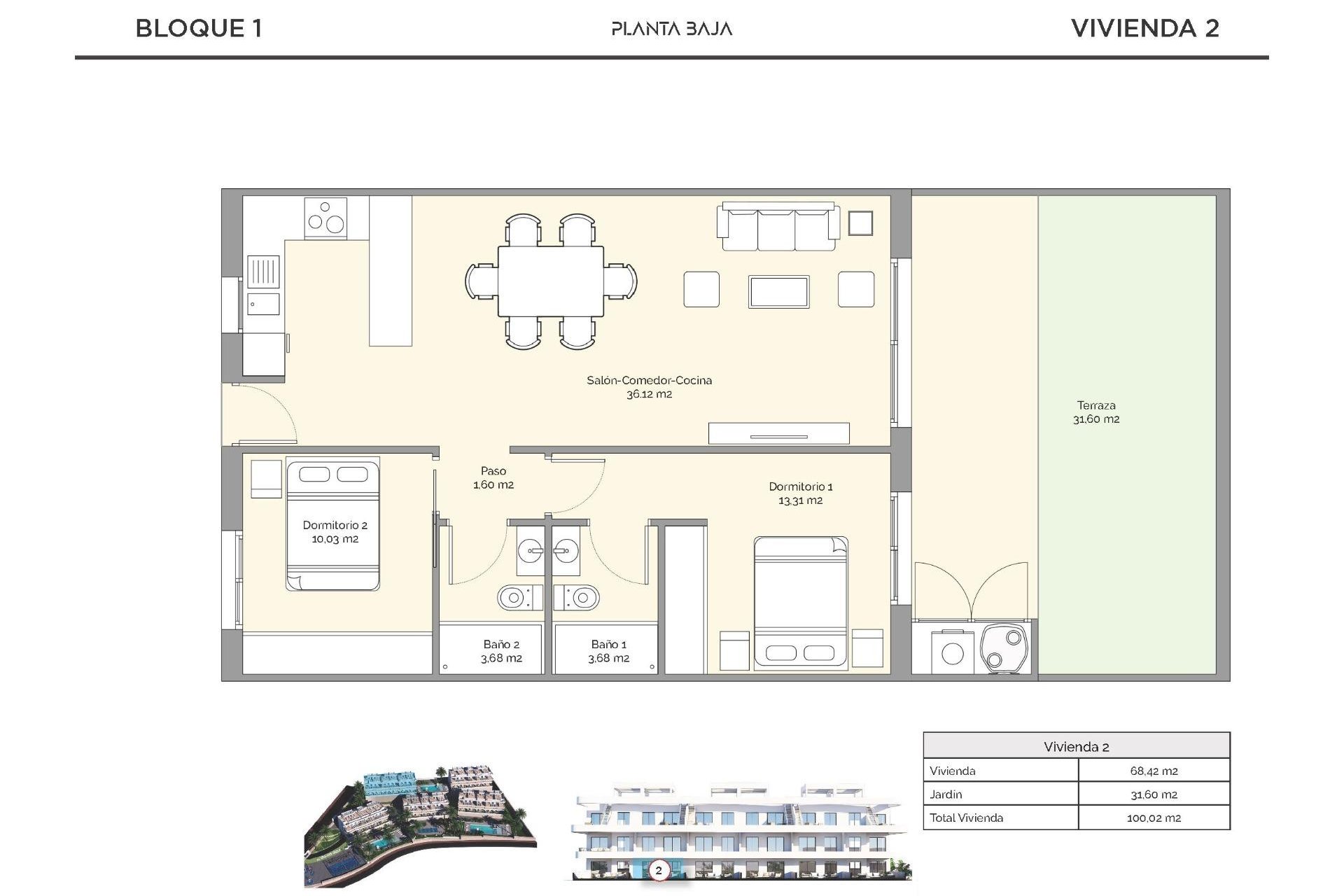 New Build - Apartment - Finestrat - Puig Campana Golf