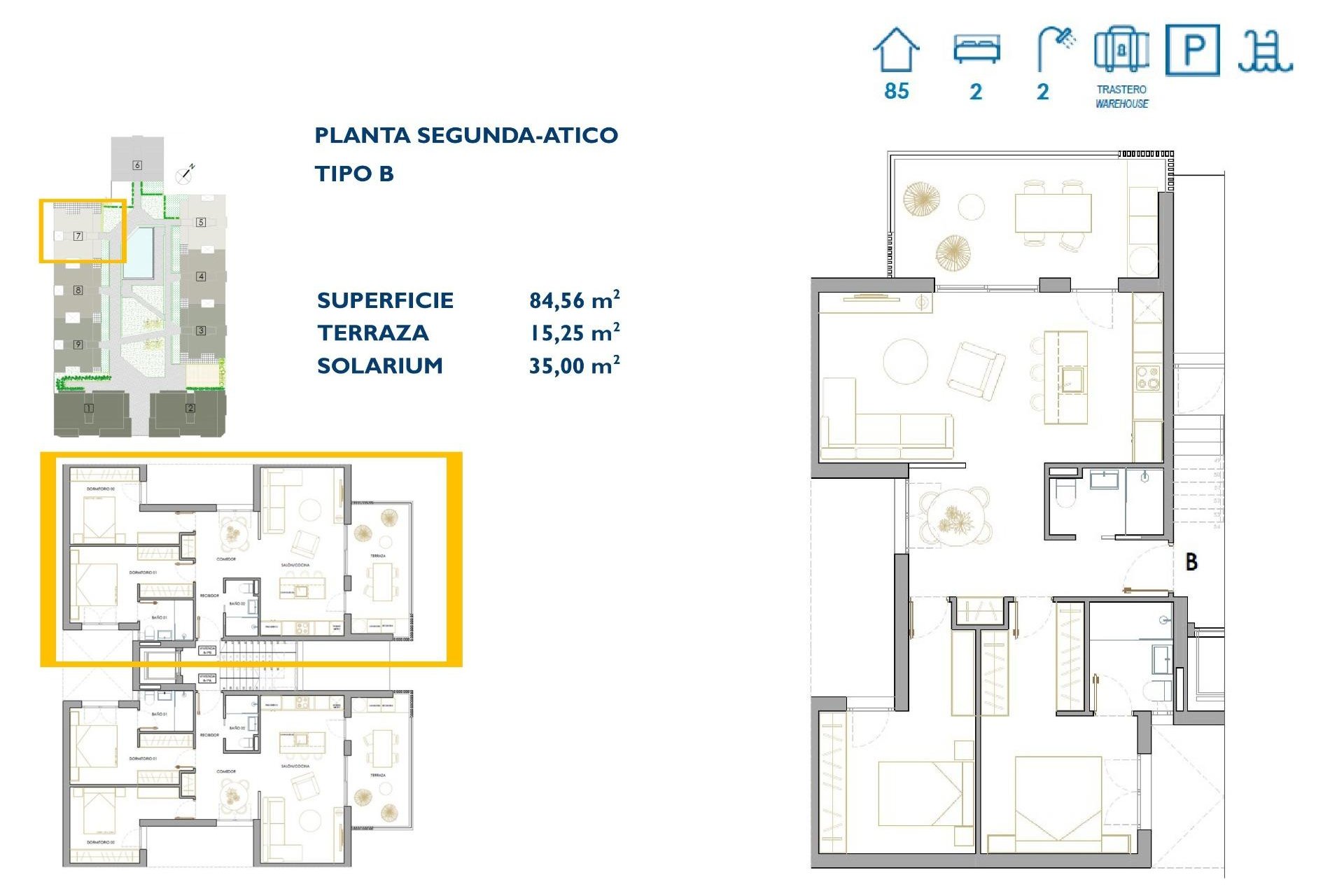 New Build - Penthouse - San Pedro del Pinatar - Pueblo