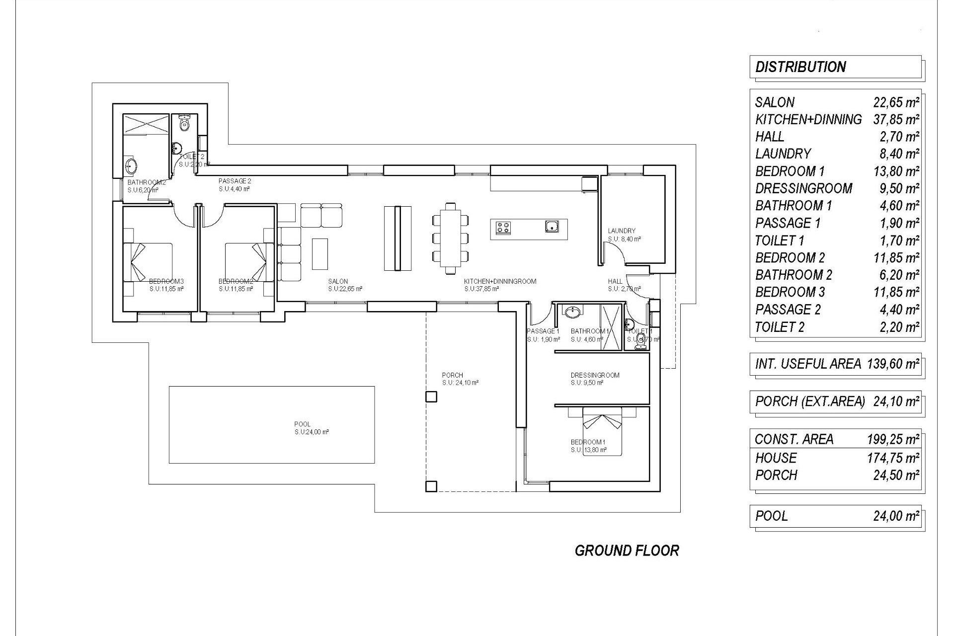 New Build - Villa - Pinoso - Campo