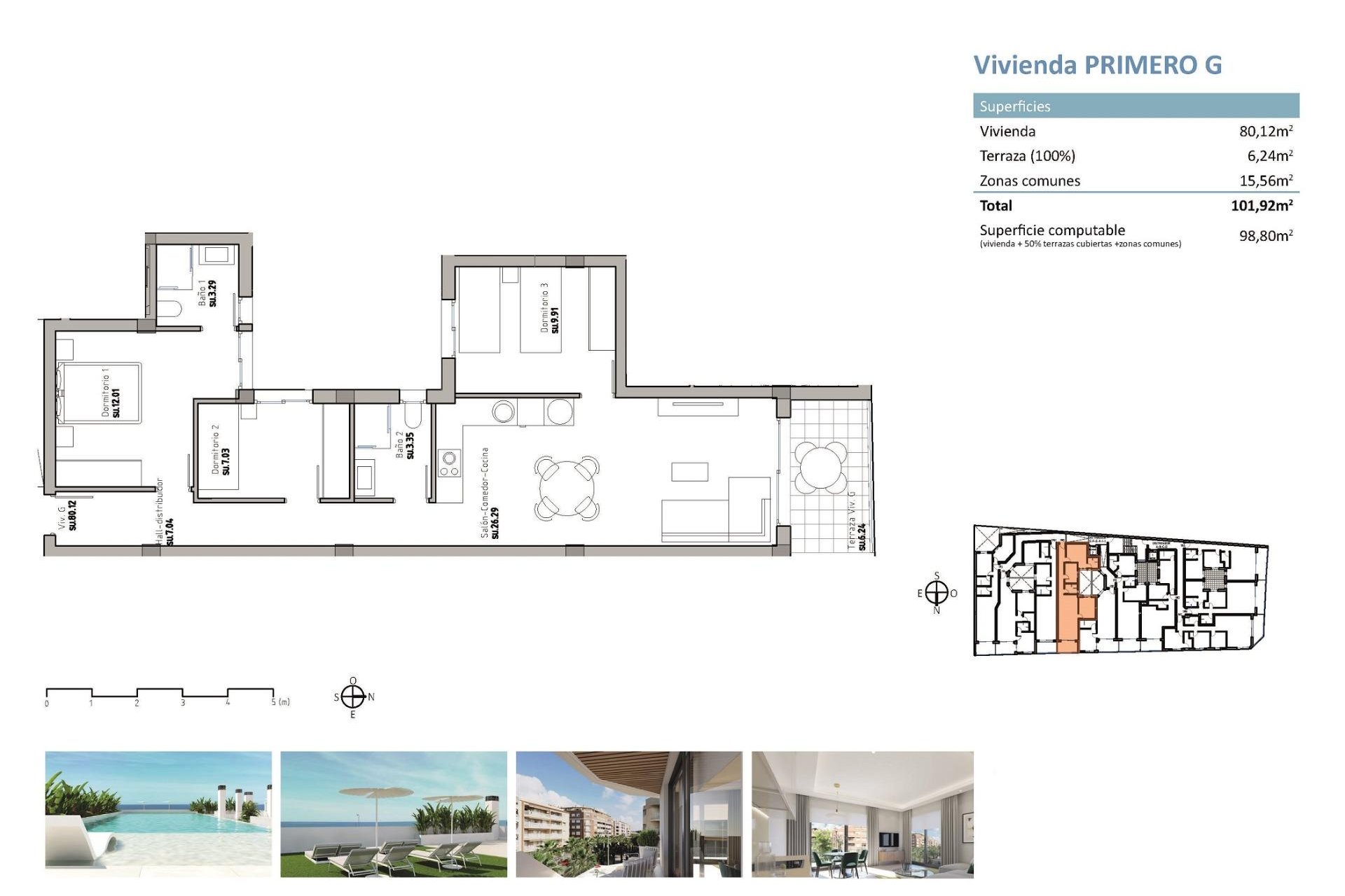 Nieuwbouw - Apartment - Guardamar del Segura - Pueblo