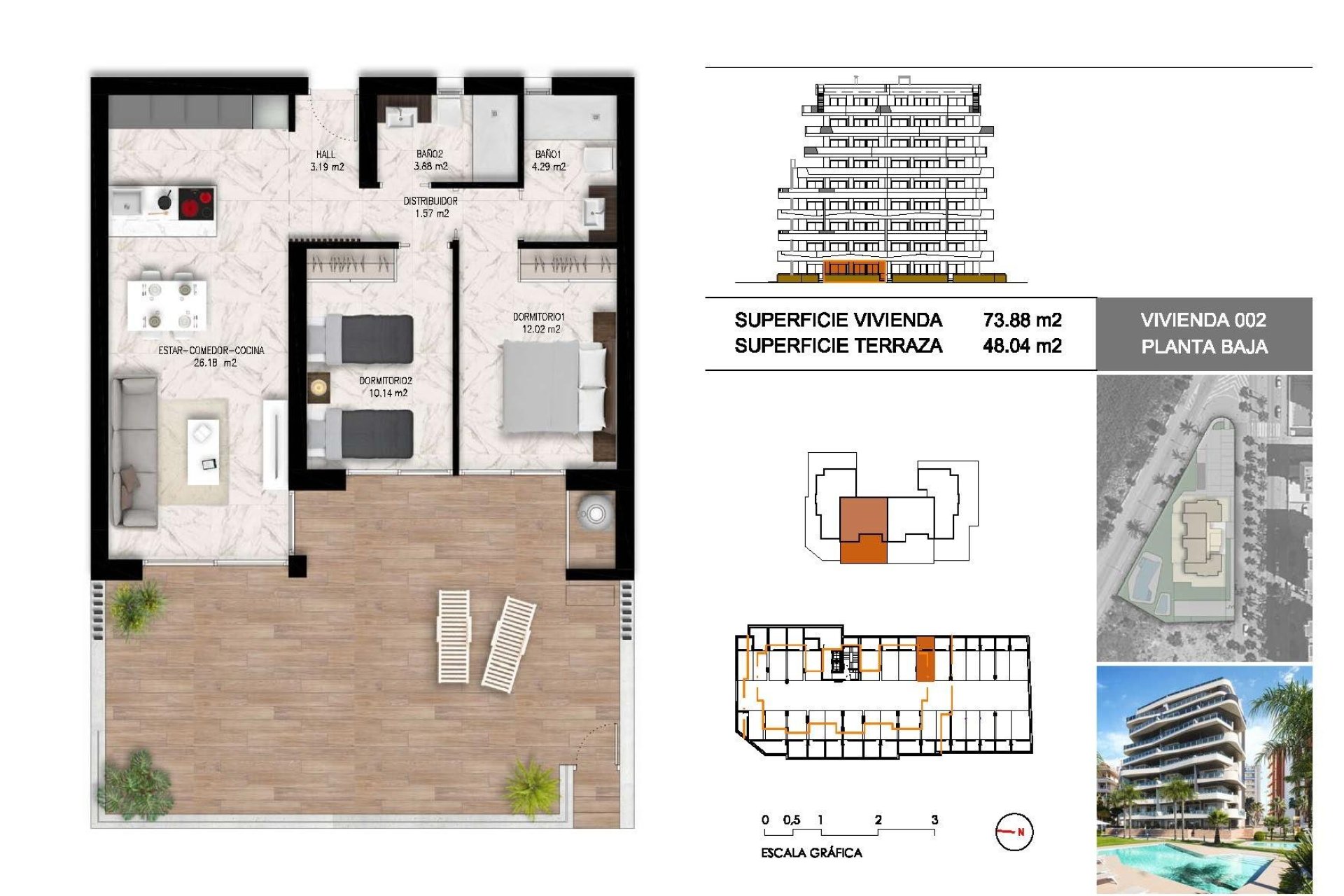 Nieuwbouw - Apartment - Guardamar del Segura - Puerto