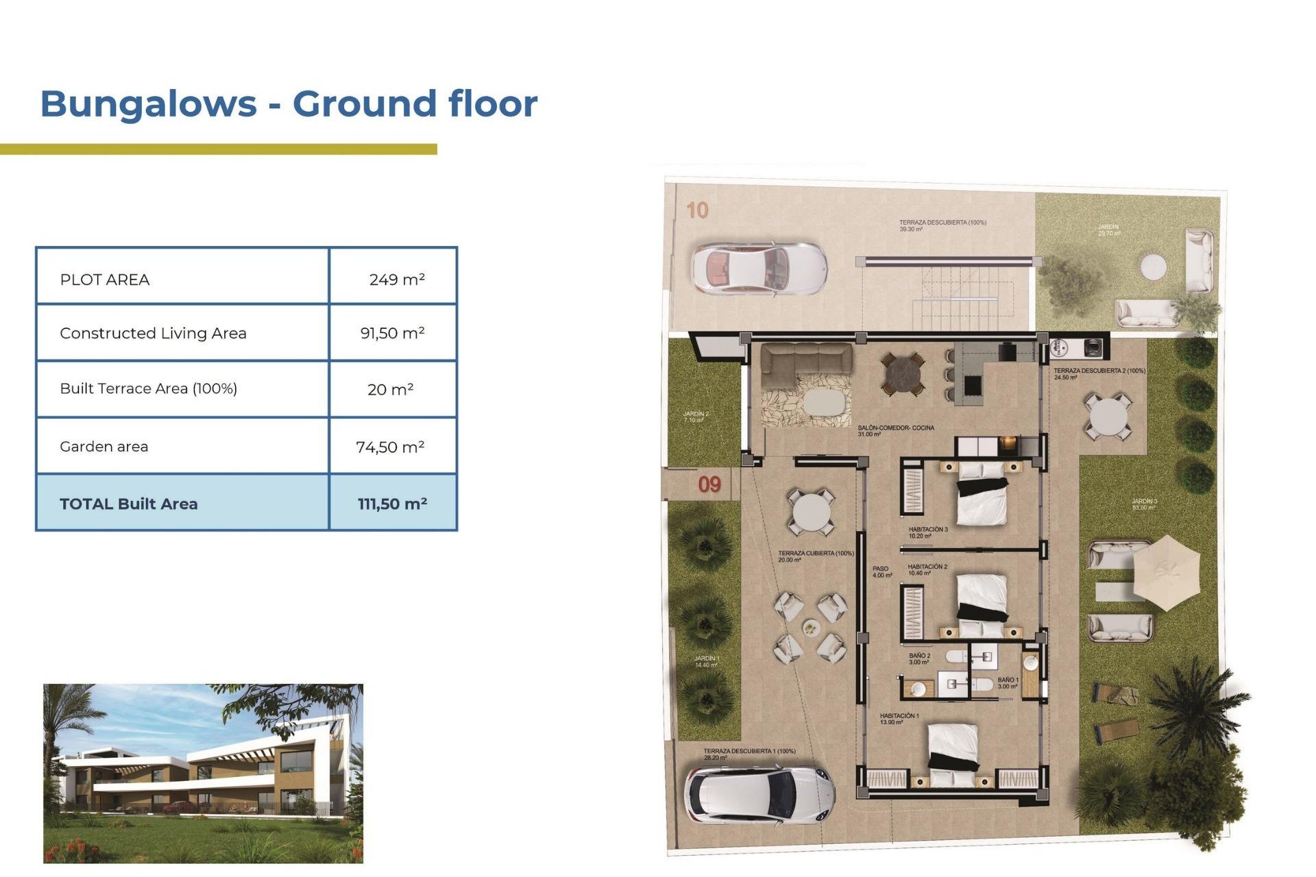 Nieuwbouw - Bungalow - Orihuela Costa - La Ciñuelica