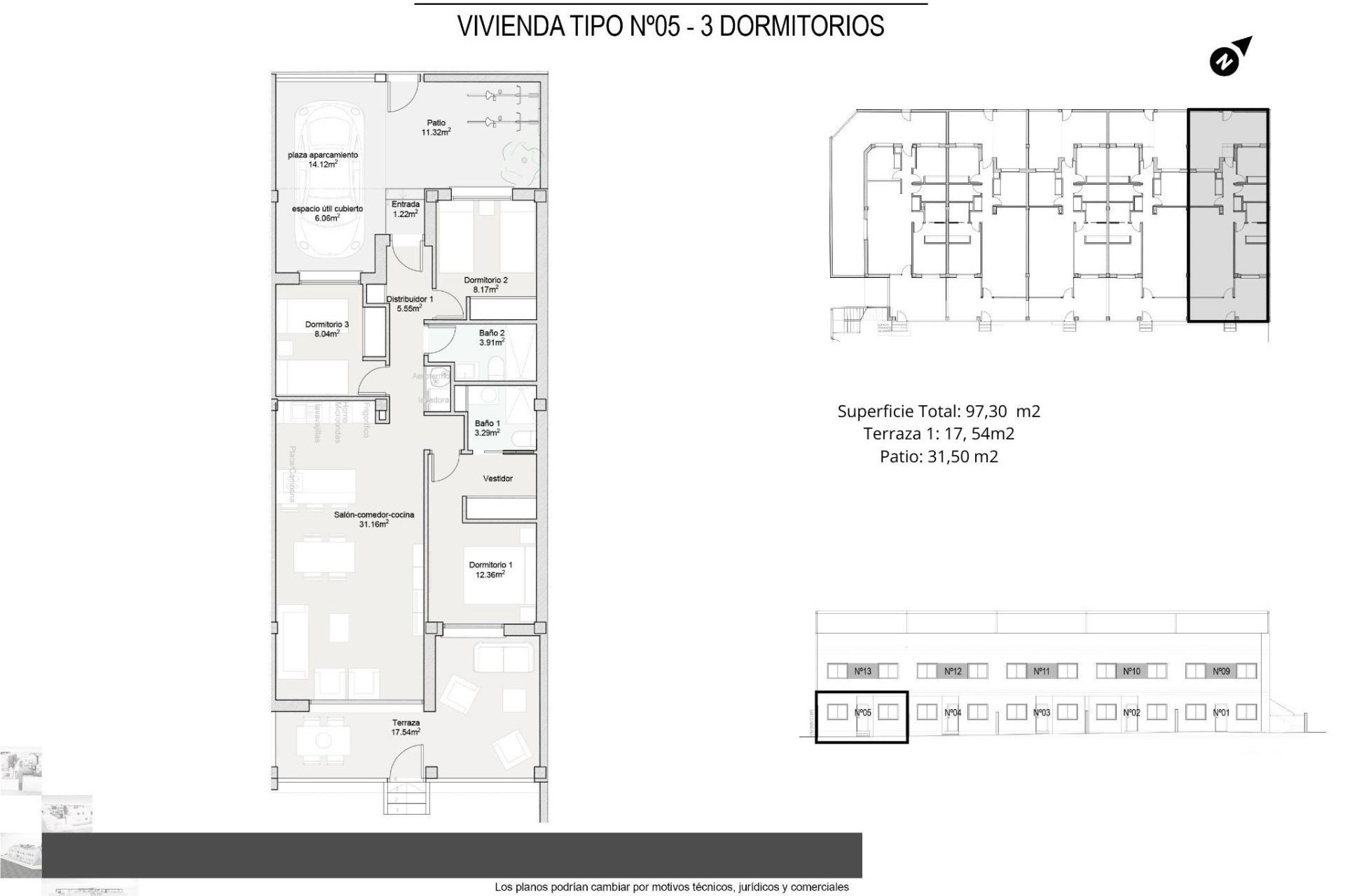 Nieuwbouw - Bungalow - Pilar de la Horadada - pueblo