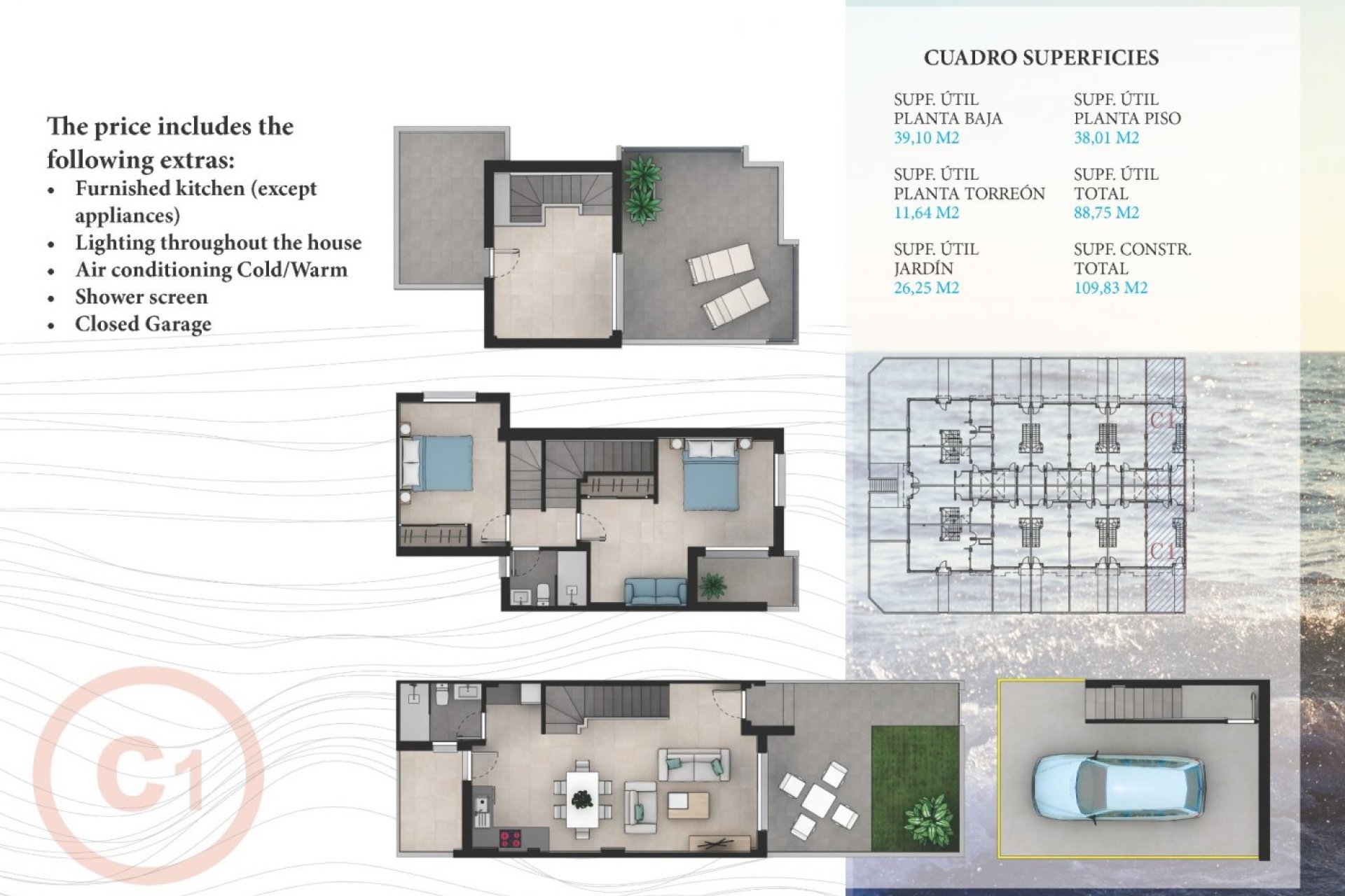 Nieuwbouw - Town House - La Manga del Mar Menor - La Manga