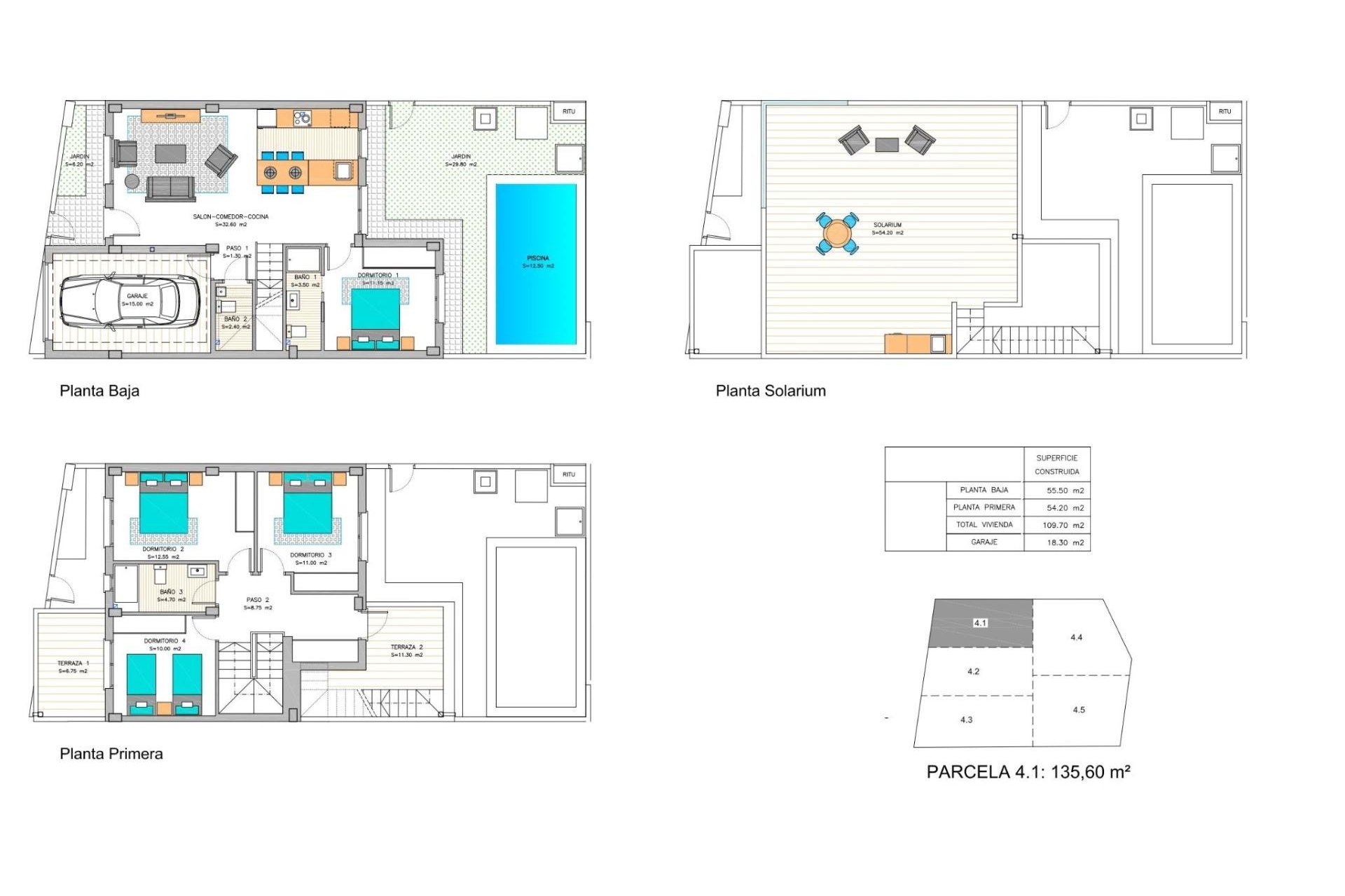 Nieuwbouw - Town House - Los Belones - pueblo