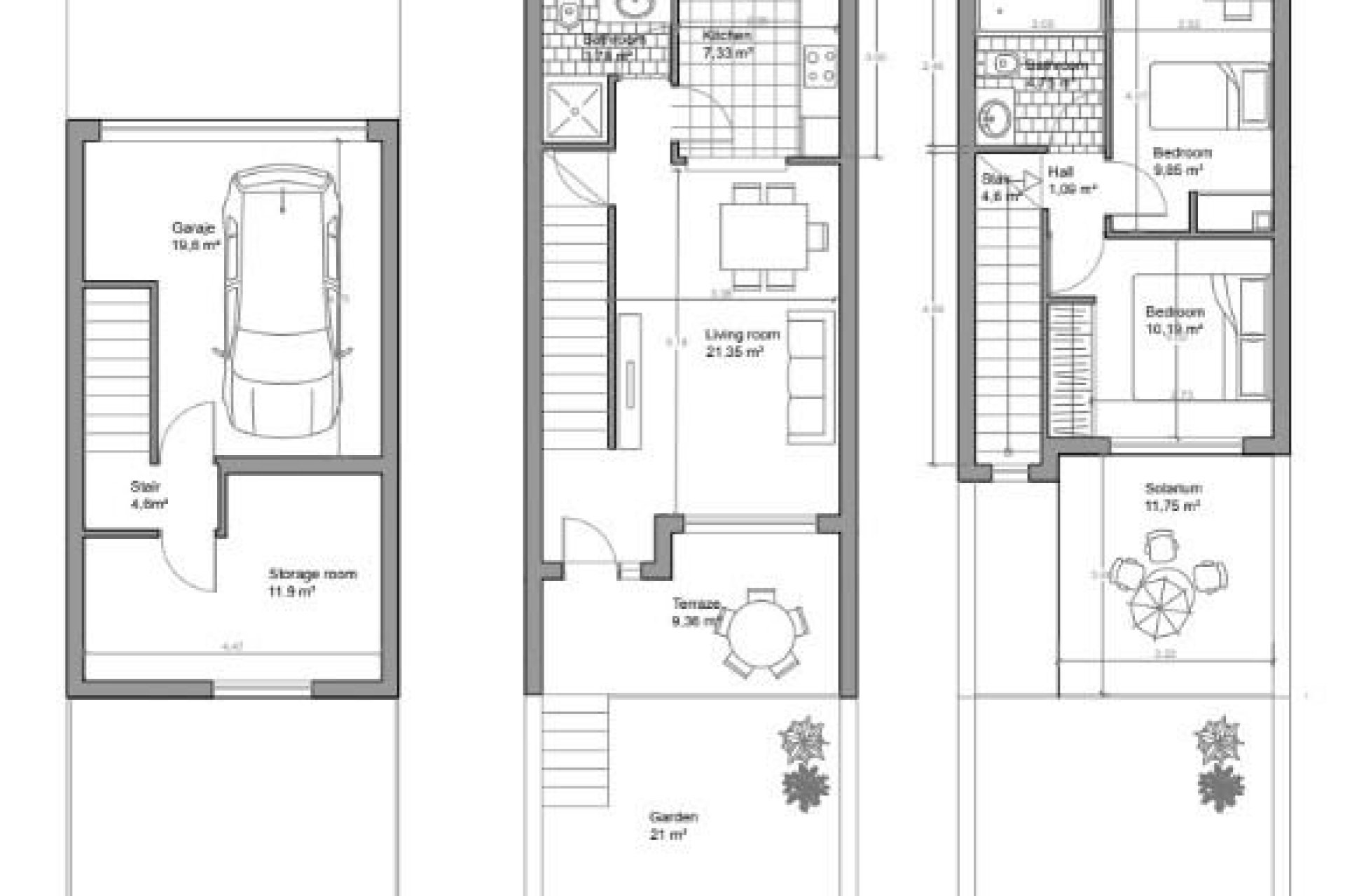 Nieuwbouw - Town House - Mutxamel - Valle Del Sol