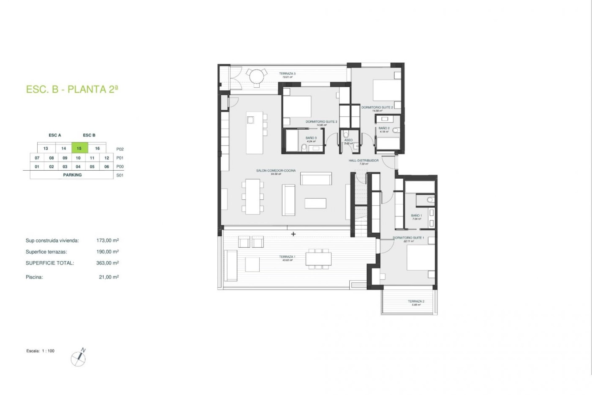 Obra nueva - Penthouse Penthouse - Orihuela - Las Colinas Golf