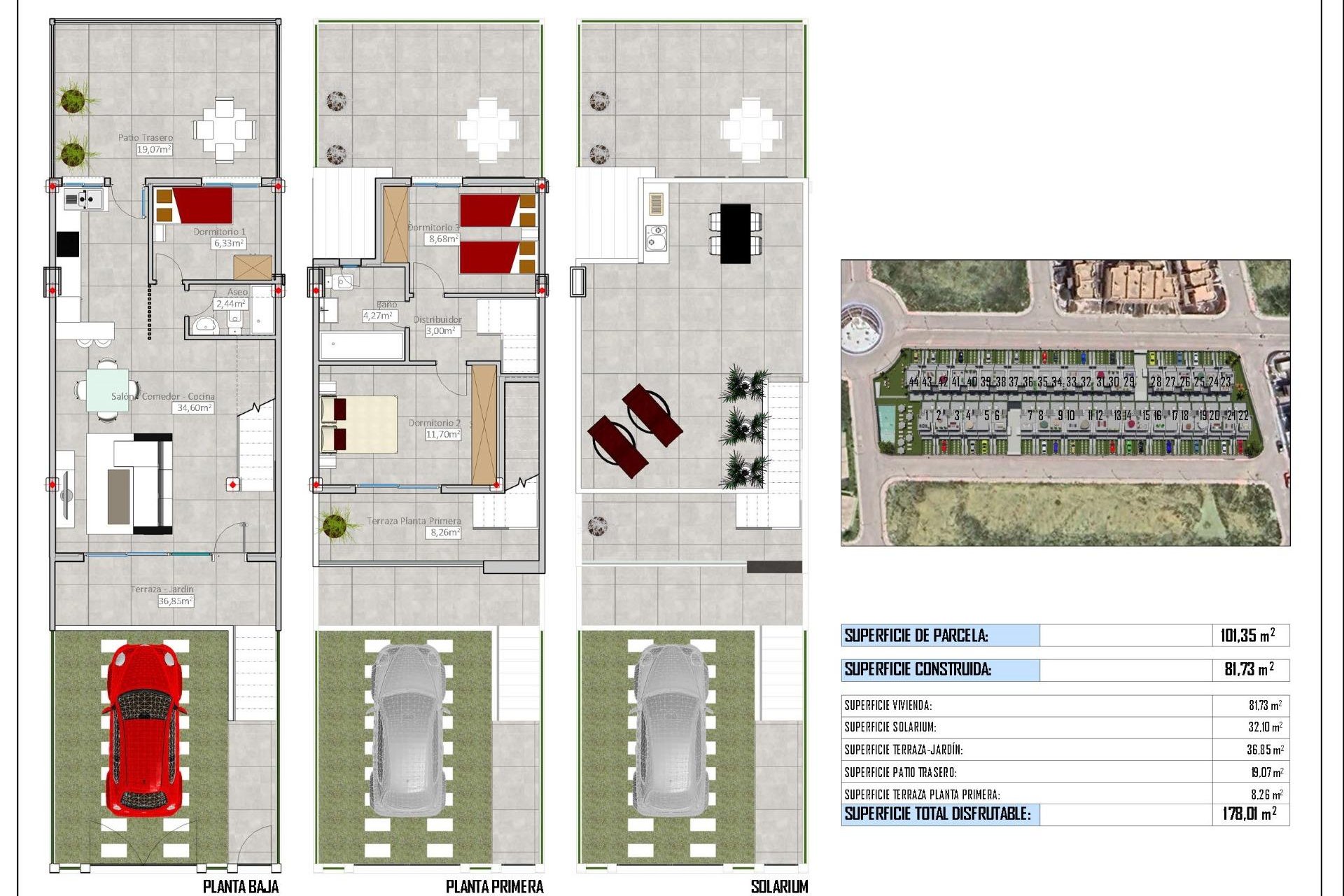 Obra nueva - Town House - Cox - Sin Zona