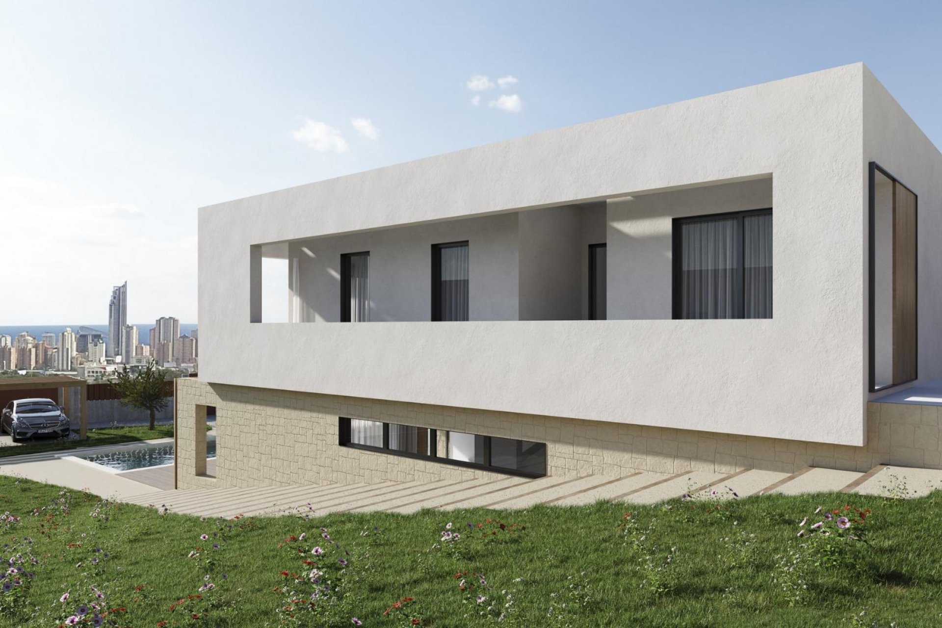 Obra nueva - Villa - Finestrat - Campana Garden