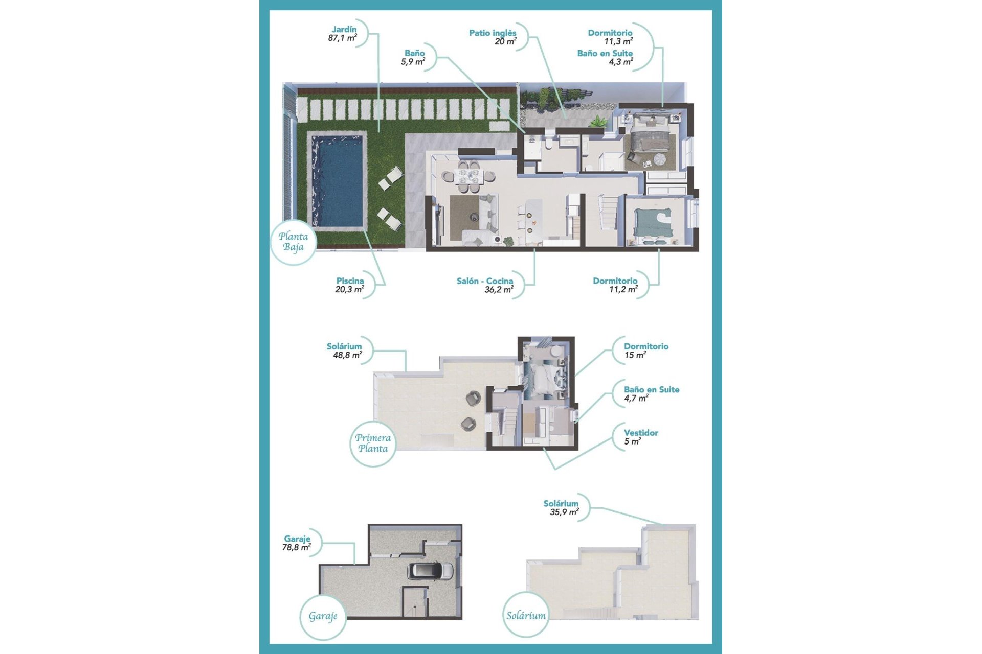 Obra nueva - Villa - Los Alcazares - Serena Golf