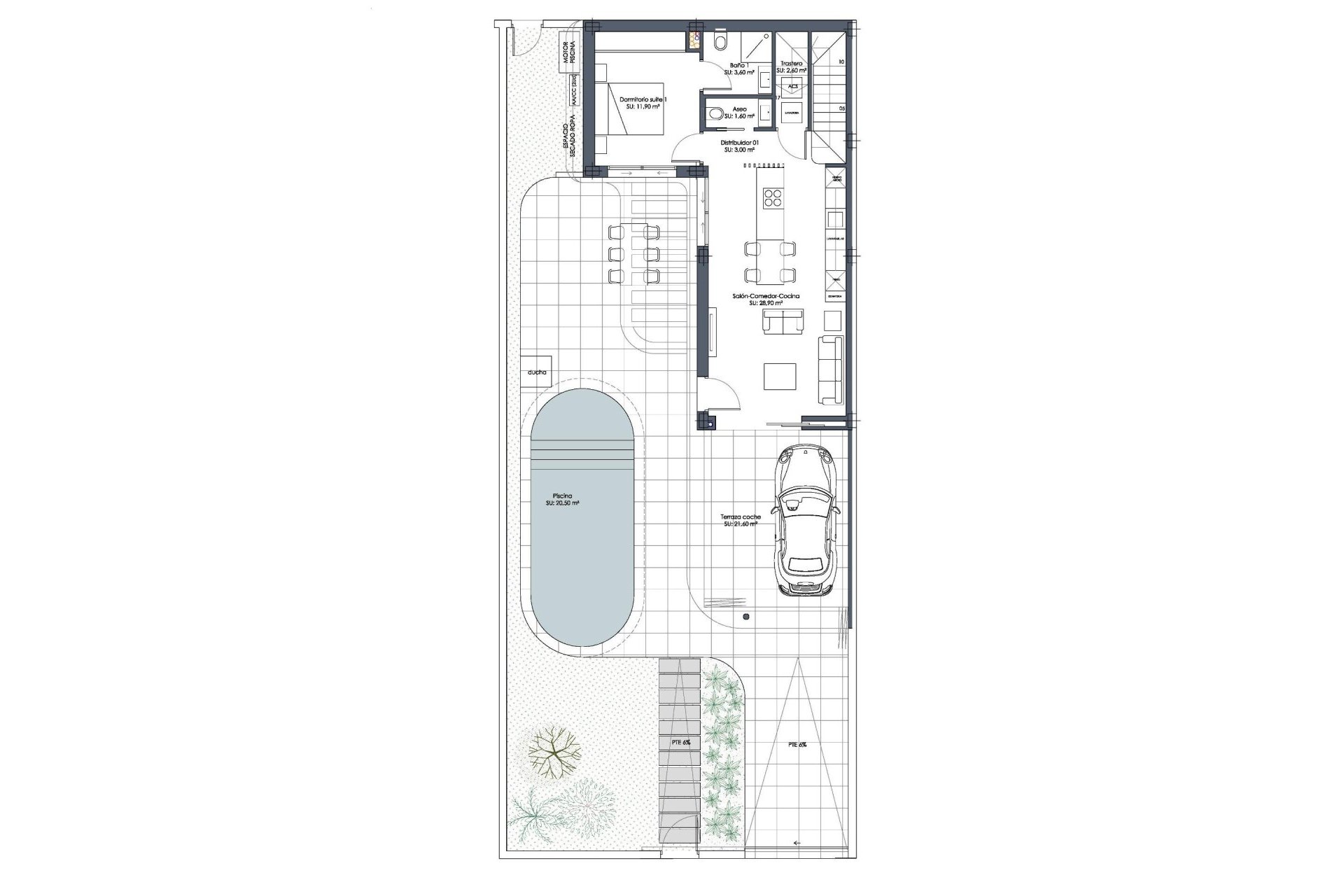 Obra nueva - Villa - Los Alcazares - Serena Golf