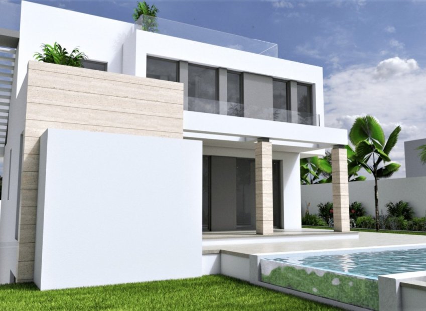 Obra nueva - Villa - Torrevieja - Aguas Nuevas 1