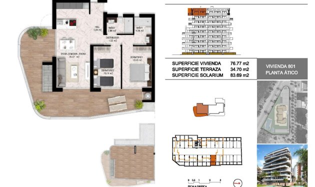 Nieuwbouw - Penthouse - Guardamar del Segura - Puerto