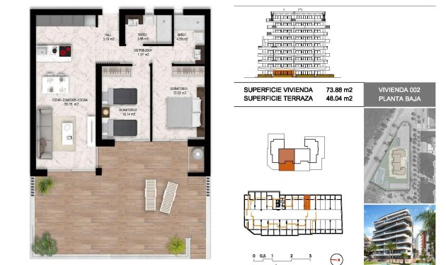 Nieuwbouw - Apartment - Guardamar del Segura - Puerto