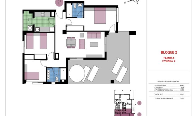 Nieuwbouw - Penthouse - Pilar de la Horadada - Mil Palmeras