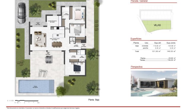 Nieuwbouw - Villa - Banos y Mendigo - Altaona Golf And Country Village