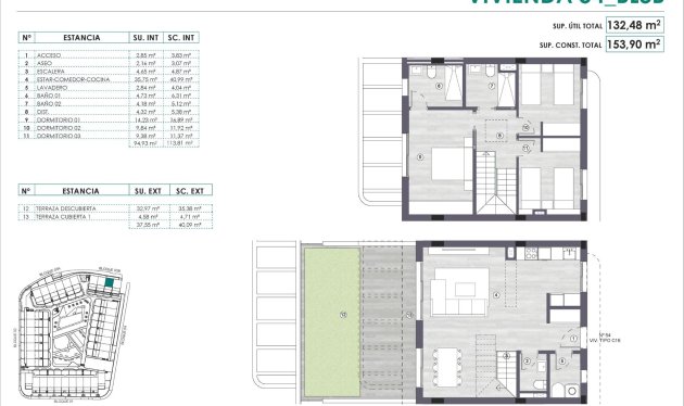 Nieuwbouw - Penthouse - Monforte del Cid - Alenda Golf