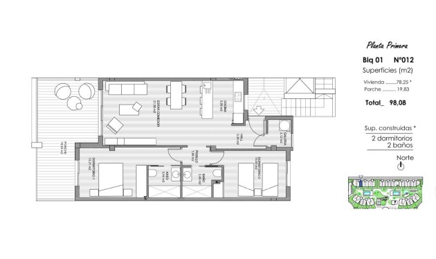 Nieuwbouw - Apartment - Guardamar del Segura - El Raso