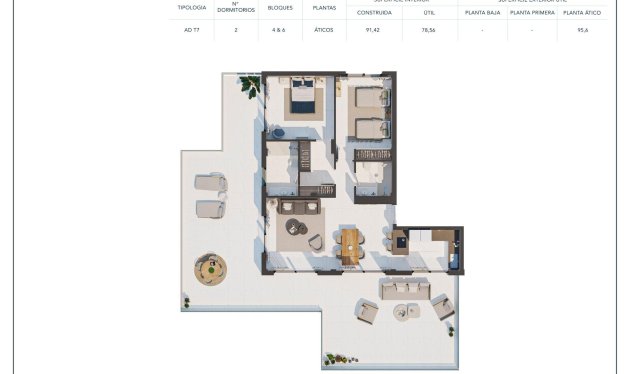 Nieuwbouw - Penthouse - Casares - Camarate