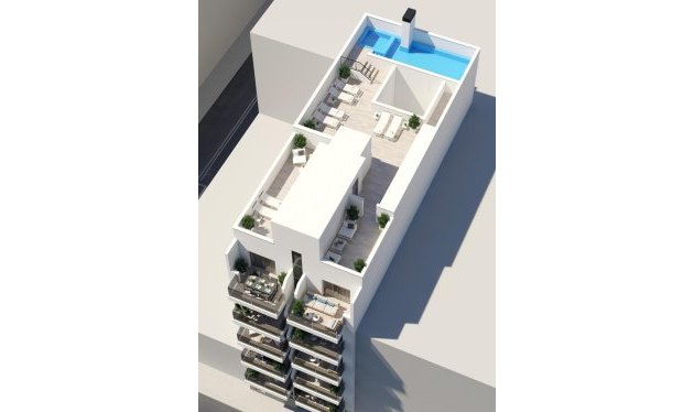 Neue Gebäude - Apartment - Torrevieja - Playa del Cura