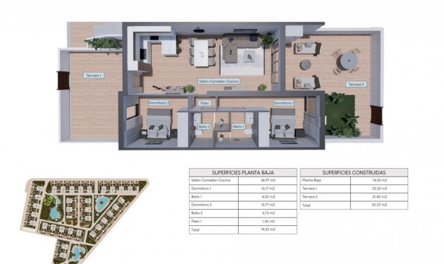 Nieuwbouw - Bungalow - Torrevieja - Los Balcones