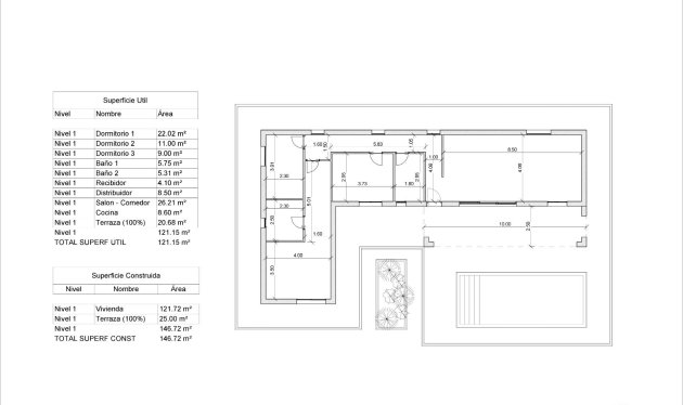 Nieuwbouw - Villa - Pinoso - Lel